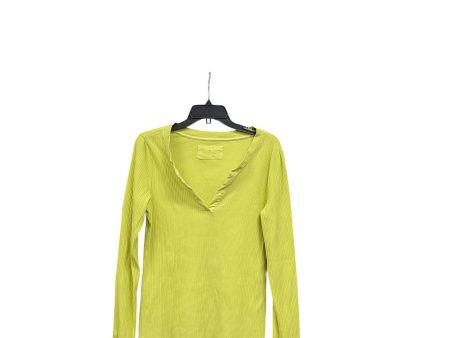 Top Long Sleeve By Pilcro In Green, Size: L Cheap