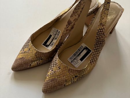 Shoes Heels Block By Vince Camuto In Animal Print, Size: 8.5 Online now