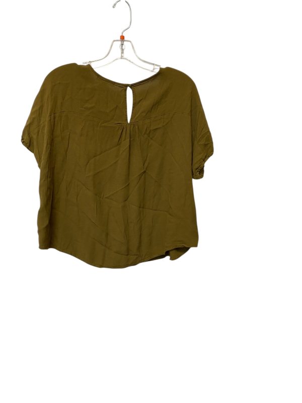 Top Short Sleeve By Madewell In Green, Size: M Cheap