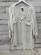 Top Short Sleeve By Maurices In Cream, Size: 3x on Sale