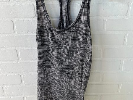 Athletic Tank Top By Athleta In Black & Grey, Size: Xs Fashion