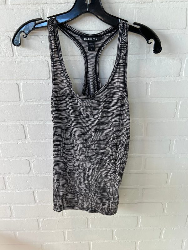 Athletic Tank Top By Athleta In Black & Grey, Size: Xs Fashion