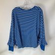 Top Long Sleeve By Weatherproof In Striped Pattern, Size: S Supply