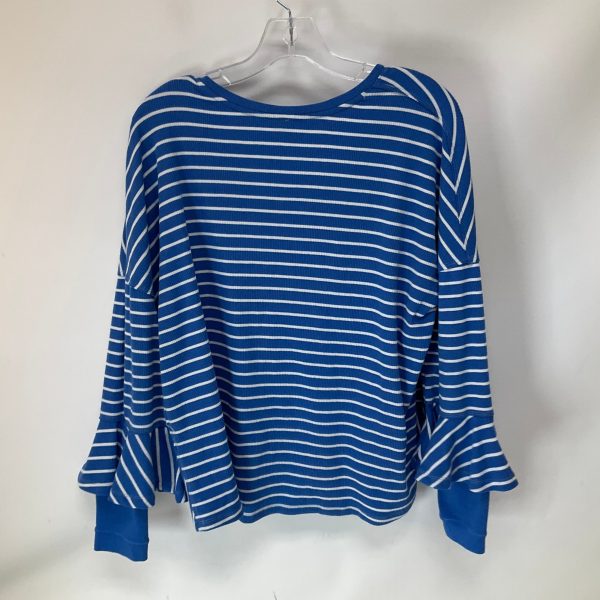 Top Long Sleeve By Weatherproof In Striped Pattern, Size: S Supply