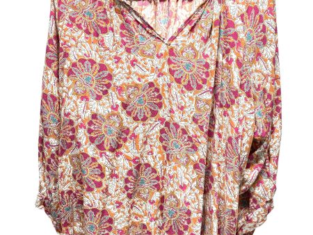 Top Long Sleeve By Nicole Miller In Multi-colored, Size: L Online Hot Sale