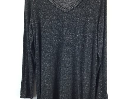 Top Long Sleeve Basic By Daytrip In Black, Size: Xl Online Sale