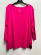 Top Long Sleeve Basic By Chicos In Pink, Size: Xl Online Sale