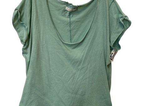 Top Short Sleeve Basic By Free People In Green, Size: Xs Supply