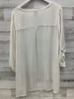 Top Short Sleeve By Maurices In Cream, Size: 3x on Sale