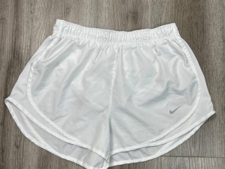 Athletic Shorts By Nike Apparel In White, Size: M Online Sale