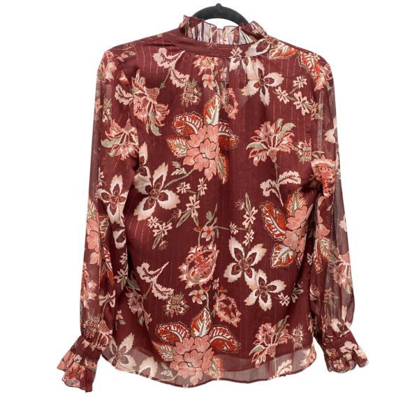 Top Long Sleeve By Violet And Claire In Floral Print, Size: M Fashion