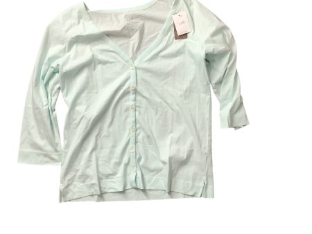 Top Long Sleeve Basic By J. Jill In Green, Size: M For Discount