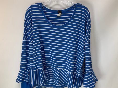 Top Long Sleeve By Weatherproof In Striped Pattern, Size: S Supply