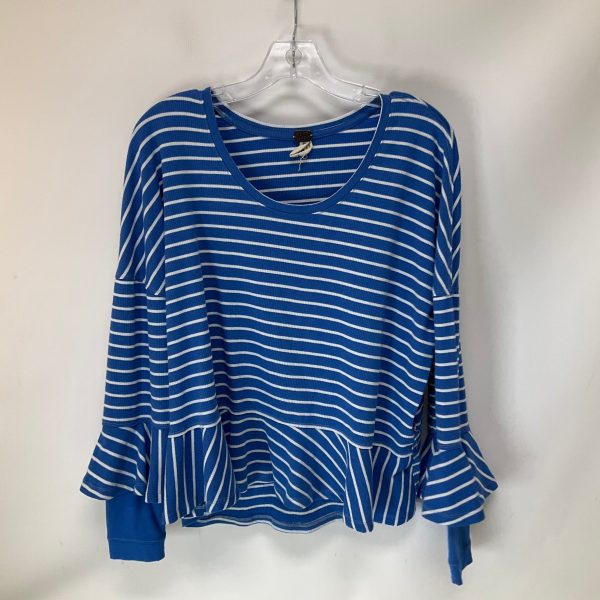 Top Long Sleeve By Weatherproof In Striped Pattern, Size: S Supply