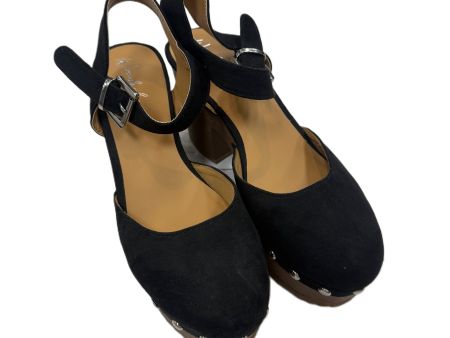 Shoes Heels Block By Wonderly In Black, Size: 8 Supply