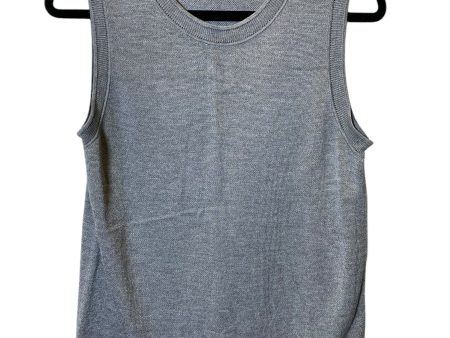 Vest Sweater By Banana Republic In Grey, Size: M For Discount