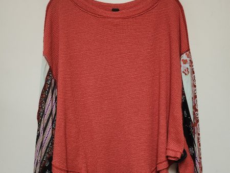 Top Long Sleeve By We The Free In Red, Size: S Online Hot Sale