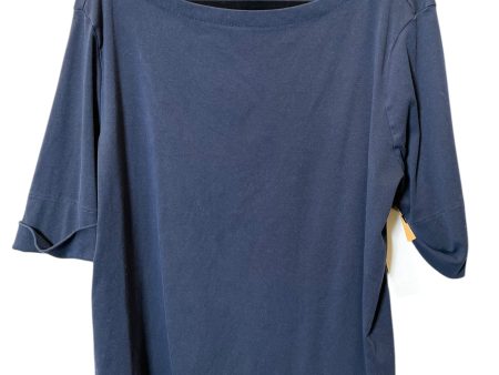 Top 3 4 Sleeve By Ralph Lauren In Blue, Size: 3x Fashion