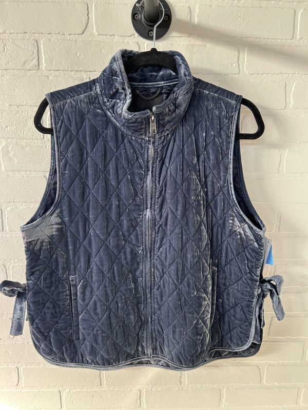 Vest Puffer & Quilted By Banana Republic In Blue, Size: L For Cheap