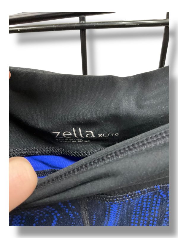 Athletic Leggings By Zella In Black & Blue, Size: Xl Sale