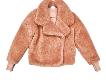 Coat Faux Fur & Sherpa By Sundays In Pink, Size: Xs on Sale