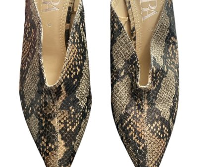 Shoes Heels Kitten By Zara In Snakeskin Print Online