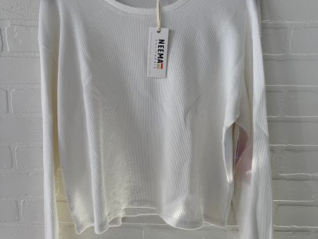 Top Long Sleeve Basic By Cmc In Cream, Size: L Online