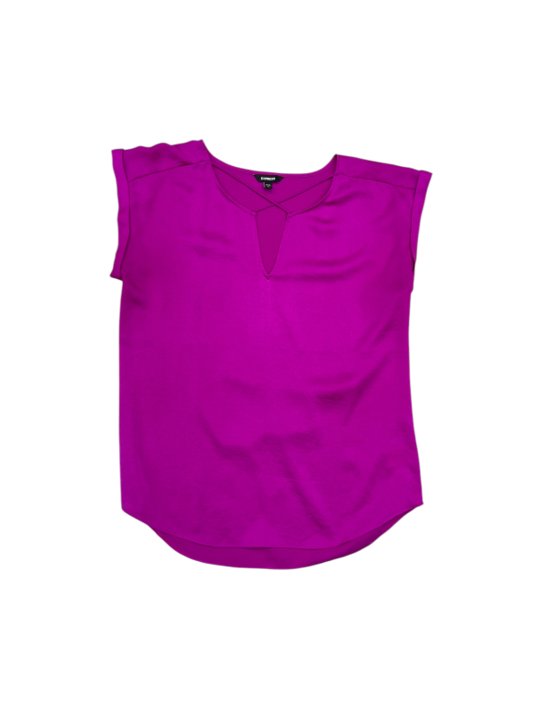 Top Sleeveless By Express In Purple, Size: L Cheap