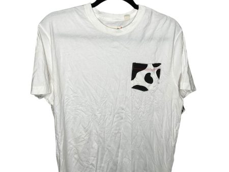 Top Short Sleeve By Clothes Mentor In White, Size: L Sale