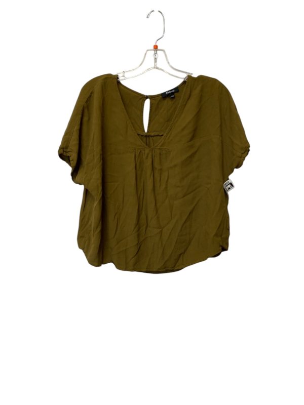 Top Short Sleeve By Madewell In Green, Size: M Cheap