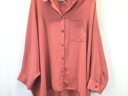 Top 3 4 Sleeve Basic By Primark In Peach, Size: Xl Sale