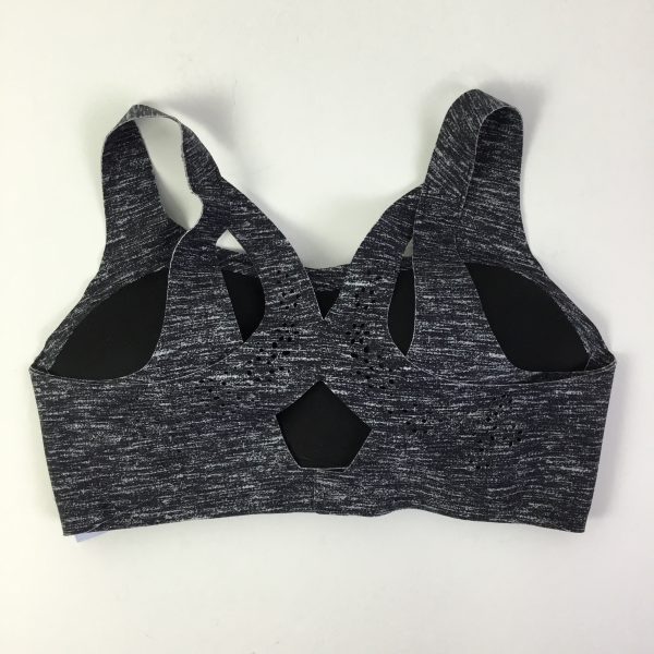 Athletic Bra By Victorias Secret In Black & Grey, Size: L Online Sale