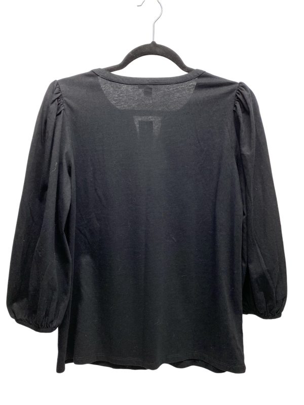 Top 3 4 Sleeve By Ann Taylor In Black & White, Size: Xxs Online Hot Sale