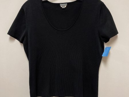 Top Short Sleeve By Ann Taylor In Black, Size: M Online