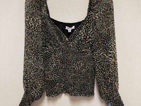 Top Long Sleeve By Steve Madden In Black, Size: Xs Online Hot Sale