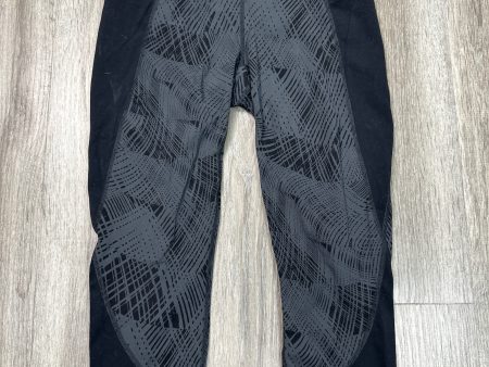 Athletic Leggings By Athleta In Black & Grey, Size: S Online