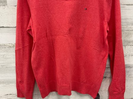 Top Long Sleeve By Tommy Hilfiger In Orange, Size: M Sale