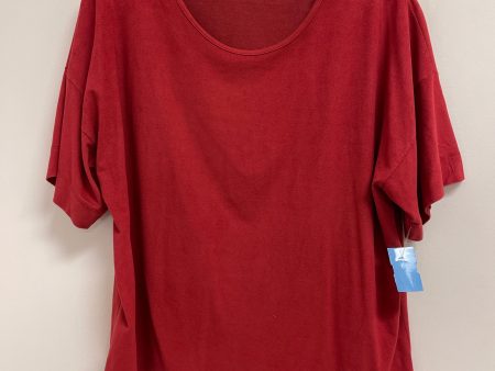 Top Short Sleeve By Clothes Mentor In Red, Size: S For Discount