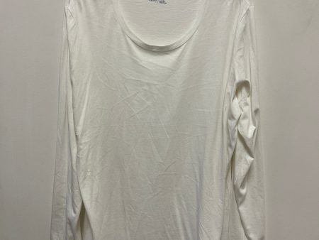 Top Long Sleeve By Susina In White, Size: 2x Online