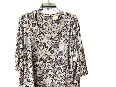 Top Long Sleeve By Rachel Zoe In Blue, Size: 2x Sale