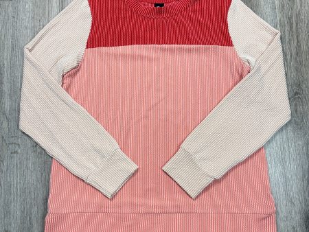 Top Long Sleeve By Yzeggo In Pink, Size: L on Sale