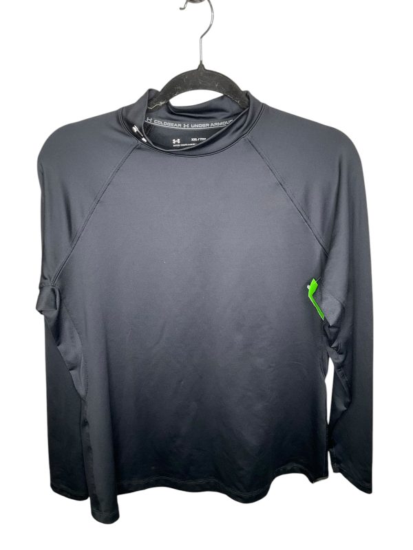 Top Long Sleeve By Under Armour In Black, Size: Xxl on Sale