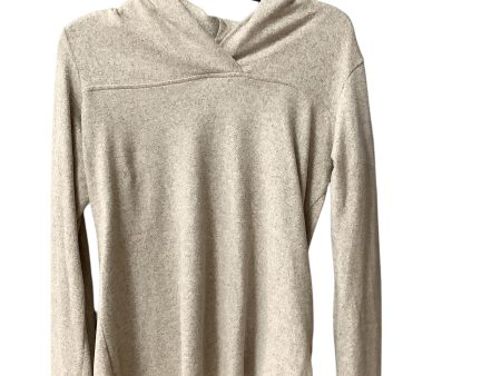 Athletic Top Long Sleeve Collar By Columbia In Tan, Size: S Online Hot Sale